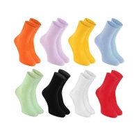 Colourful Non-Binding socks for Men  8 Pairs