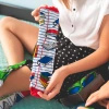 Children's Cotton Socks with School Patterns - Literature