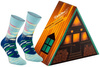 Mountain hut socks box 1 pair