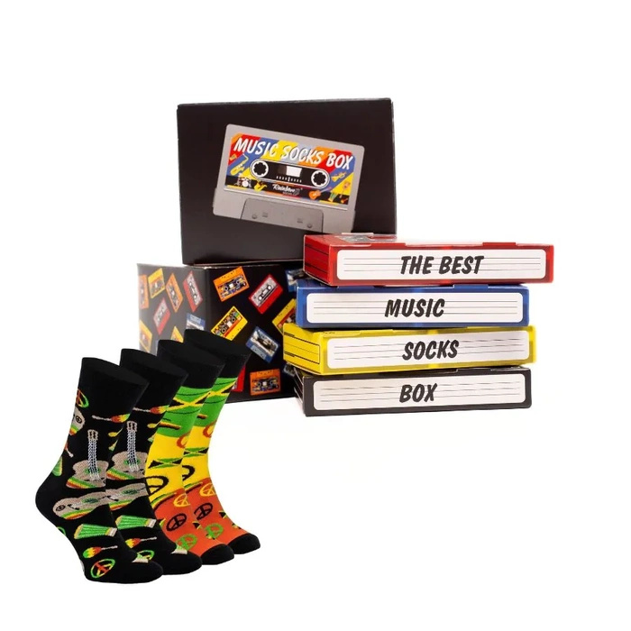 Reggae Music Socks Box