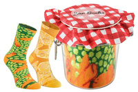 Jar socks pea with carrot lemon 2 pairs