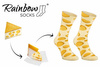 Cheese socks box 1 pair