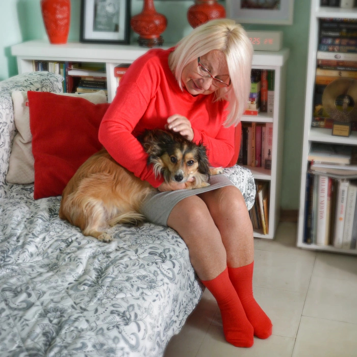 Colourful Non-Binding Grip Socks for Women 8 Pairs