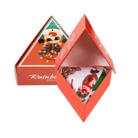 Christmas Reindeer Socks Box