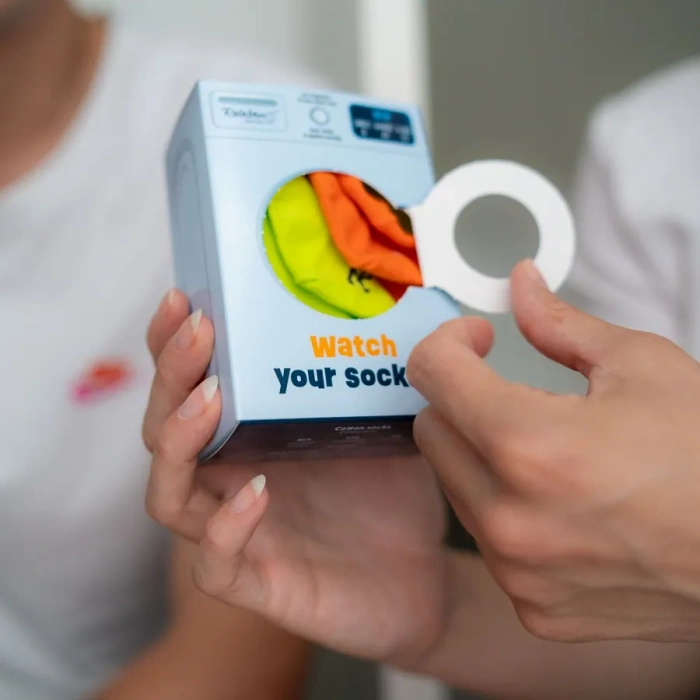 Watch Your Socks - Washing Machine Socks Box
