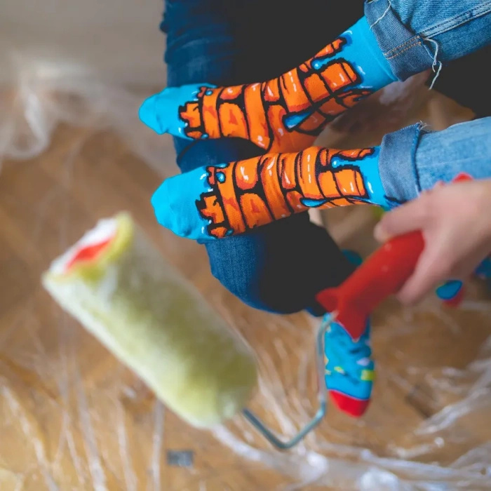 Paint Tin Socks