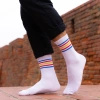 Striped Socks with a Wide Cuff for Men