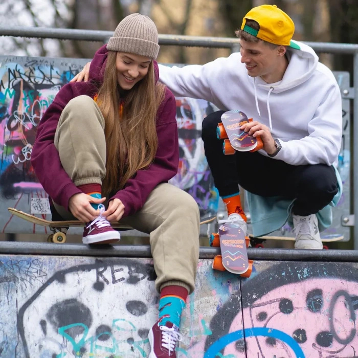 Skateboard Socks Box
