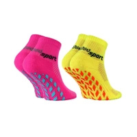 NEON Non-Slip Socks for Children 2 Pairs