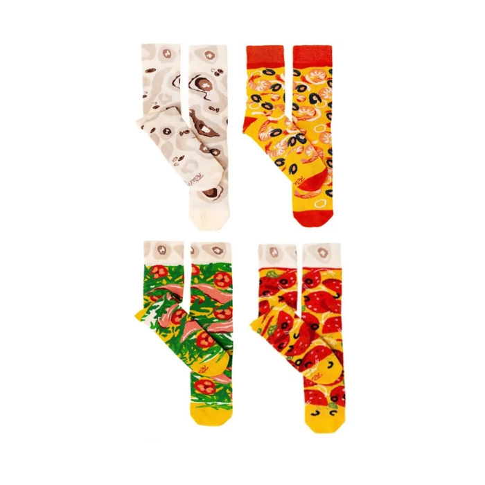 Pizza Socks Box Italian Pepperoni Seafood