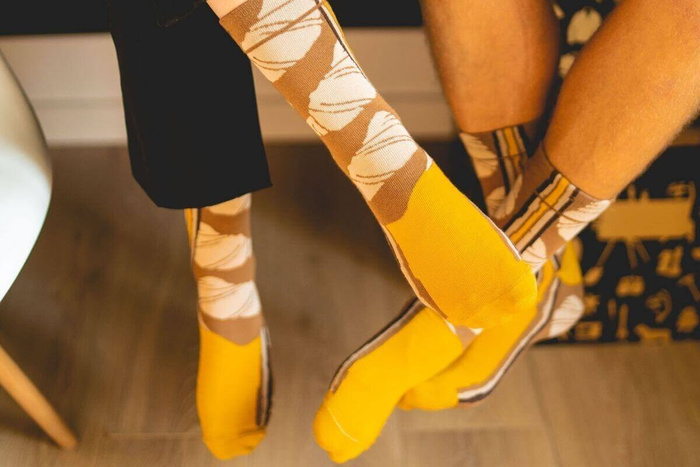 Butter Croissant Socks 1 pair