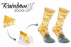 Cheese socks box 1 pair