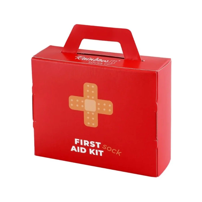 First Aid Kit Socks Box