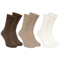 Men's ribbed socks with a wide cuff