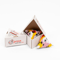 Pizza Socks Box Slice  1 pair