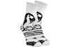 Black and white cotton socks penguin 1 pair