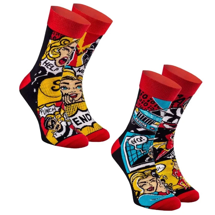 Comic book socks box