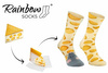 Cheese socks box 1 pair