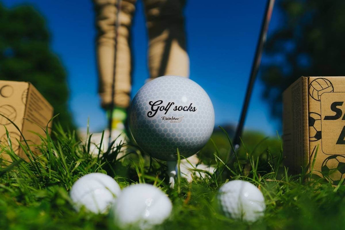 Golf socks in a ball 2 pairs