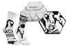 Black & white animals socks box penguin orca 2 pairs