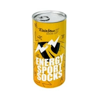 Energy Drink Sport Socks in a Can