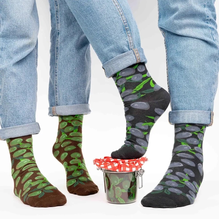 Olives Socks in a Jar