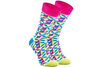 Geometric cotton socks 1 pair