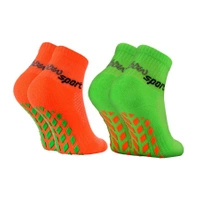 NEON Non-Slip Socks for Children 2 Pairs
