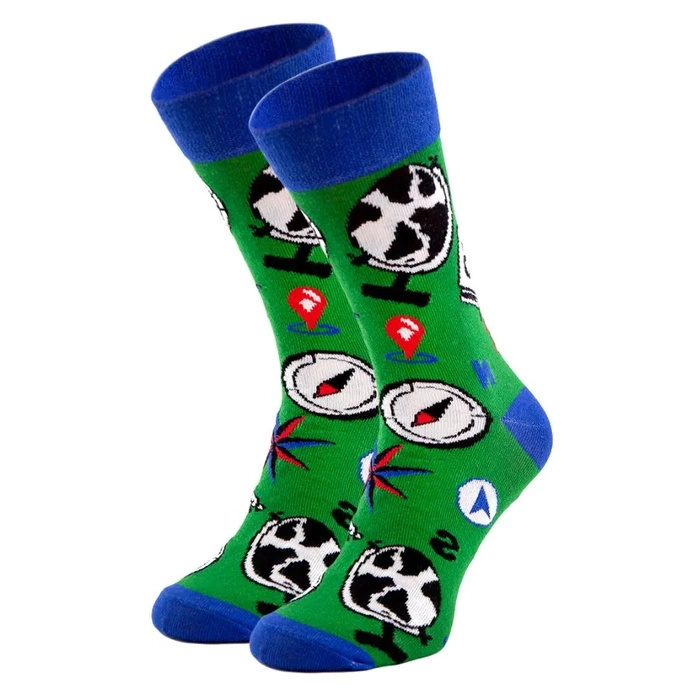 Cotton School Socks - Geography
