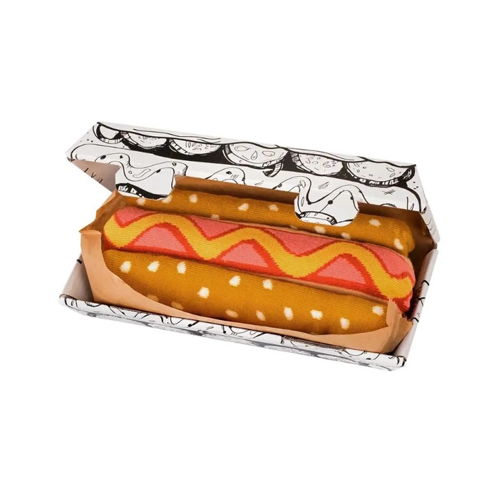 Hot Dog Socks Box