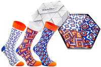 Geometric socks box 3 pairs