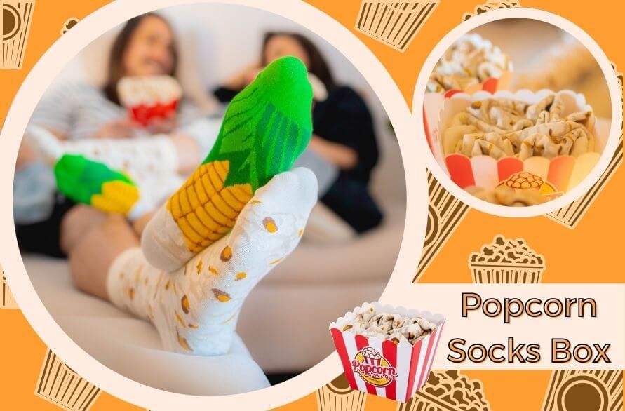 Robert's favourite pair of socks - Popcorn Socks Box