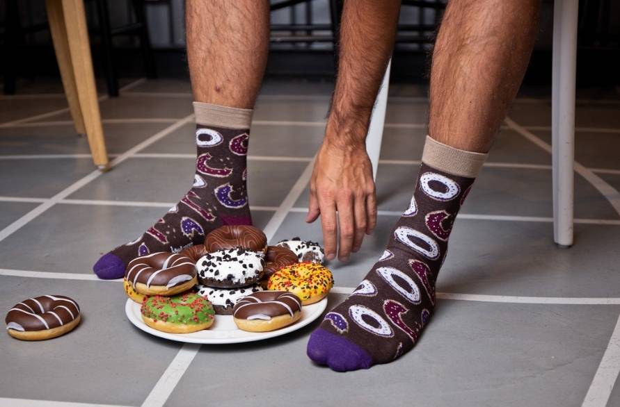 Sweets Rainbow Socks – Doughnut Sock time!