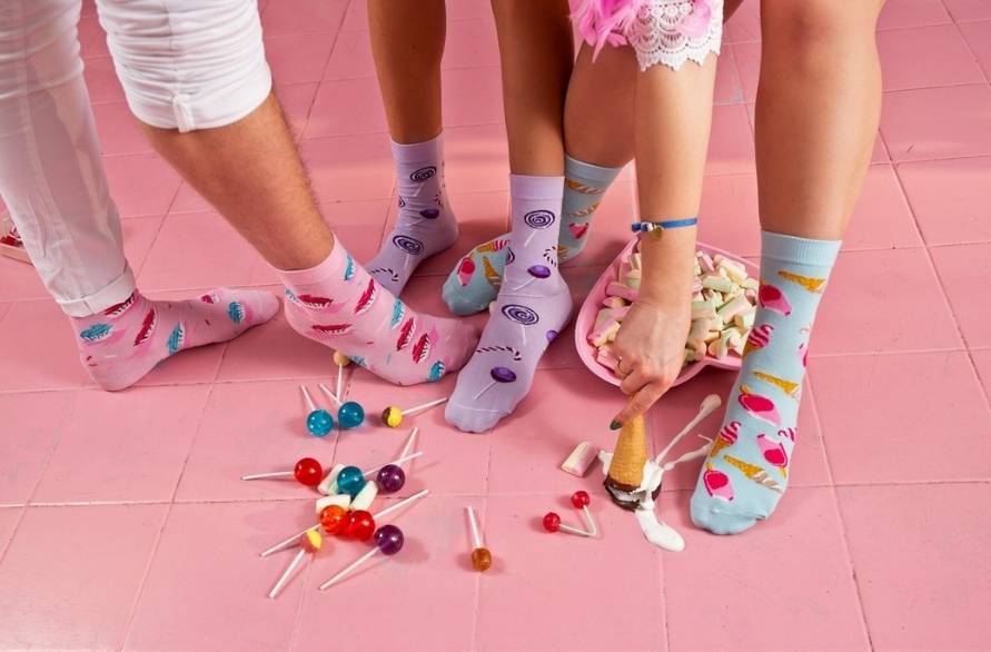 Sweets Rainbow Socks – delicious sweets socks box.