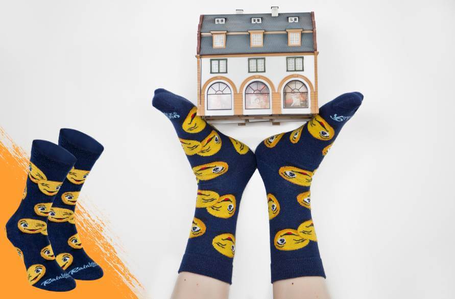 Funny Socks - take a step towards a better day
