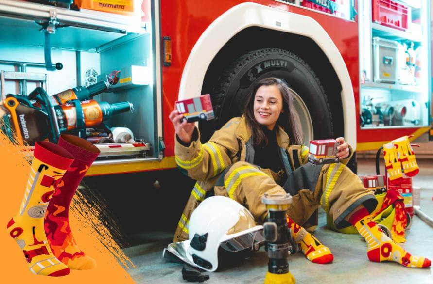 Firefighter to be, dream job and gift
