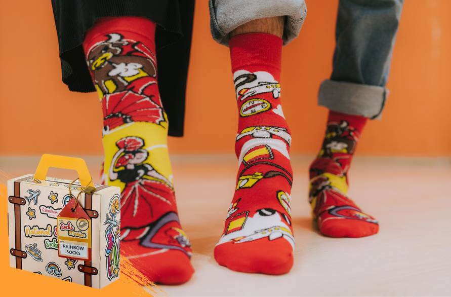 National socks as a must have for a stylish traveller!
