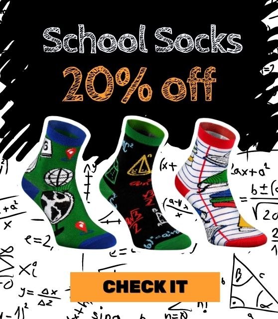 School Socks Rainbow Socks